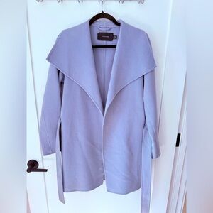 Blue Wool Cashmere Blend Coat - Women, S